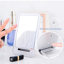 Makeup mirror Specchio per Il Trucco Pieno di Luce a LED Ricaricabile Specchio da scrivania Portatile Portatile da Tavolo per dormitorio Femminile