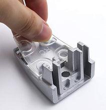 AHIN Schermo Partizioni Clip, Clip di Partizione dello Schermo Regolabile, Morsetto Divisorio per Scrivania da Ufficio, Materiale in Lega di Alluminio, Nessuna Installazione Perforata,4 Pieces