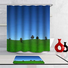 LIYAN Combinazione Bagno. Immagini Chiare E Colori Vivaci Rendono Il Tuo Bagno Pieno di Vita. Accessori da Bagno. Bellissimo Paesaggio Suburbano.