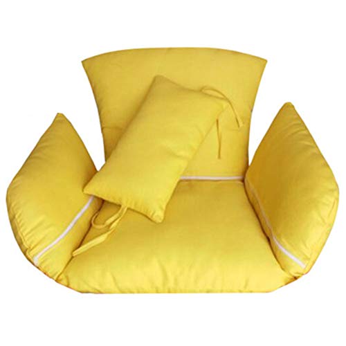 NACHEN Cuscino per Sedile Altalena Senza Piedino Cuscino per Amaca da Giardino Sedile Multi Colore con Schienale Alto con Cuscino Lavabile,Color5