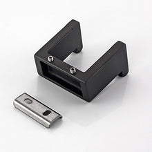 Flybath Gancio Portasciugamani SUS 304 Acciaio Inossidabile Finitura Nero Opaco Ganci Appendiabiti Porta Accappatoio da Bagno Asciugamano Montaggio a Parete
