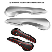 Baverta Seggiolini auto Trim di regolazione - Coperchio dell'interruttore di regolazione del sedile 2 pezzi Coperchio dell'interruttore del pulsante di regolazione dei seggiolini auto Trim compatibile