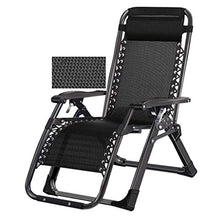 SHUAIIJUAN Sedia per il tempo libero domestico Pieghevole Zero Gravity Sdraio Sdraio reclinabili sedie da giardino Sun Letto reclinabile - Perfetto for Outdoor, Casa, Patio, Terrazza in legno, for le