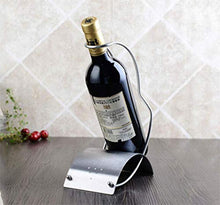 COLiJOL Portabottiglie per Vino in Acciaio Inossidabile Portabottiglie per Vino Singolo Portabottiglie per Vino da Appoggio Espositori per Espositori Decorazione Di Moda