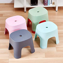 YUDIAN Sgabello in plastica addensata Sedia da Pranzo per la casa Sgabello per Il Cambio delle Scarpe Sgabello Basso Panca Piccola Sgabello Rotondo Multicolore Sgabello da Bagno Antiscivolo Little