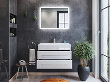 Mobile bagno Mars 800 SlimLine con specchio a LED bianco lucido