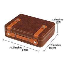 Accessori e umidificatori per sigari Scatola di Sigari Scatola di Sigari Portatile Umidificatore Sigillato Humidor di Cedro Scatola di Sigari da Viaggio Portatile Set di Sigari