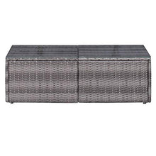 vidaXL Set Divani da Giardino 6pz con Cuscini Funzionale Impermeabile Facile da Pulire Modulare Resistente Rustico Sofà Divanetti in Polyrattan Grigio
