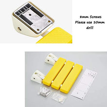 Nologo Sicurezza Giallo Doccia Sgabello Pieghevole a Parete Bagno Chair Corridoio Sedia Parete Anziani Anti-Slip Doccia Sedia Doccia Sedile Sgabello 32.2X32.3X33.8cm