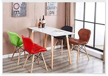 WZX Sgabelli da Bar Sedia da Bar nordica Sedia in Legno massello Creativo Sedia per Computer Sedia Imbottita in Pelle PU con Elastico Alto