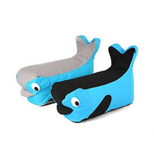 Laishutin Divano Divano Bambino per Bambini con Sacco a Pelo e Divano Piccolo per Soggiorno e Ufficio (Color : Gray Blue, Size : 75 * 30 * 33cm)