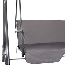 Unbekannt Sparmeile Hollywood - Dondolo a 3 posti, ca. 170 x 110 x 152 cm, Colore: Grigio