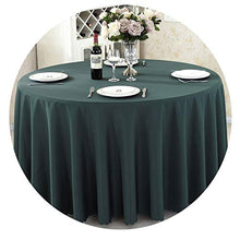 DreamZX Biancheria da tavola Circolare in Tinta Unita Tovaglia Lavabile Tovaglia da Cucina, per Compleanno al Ristorante, Cena a lume di Candela, Festa, Matrimonio