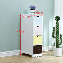 Ryyland-Home Cassapanca Stretta Legno Solido Ultra-restringere Governo di immagazzinaggio Mini Comodino Multistrato Gap Gabinetto Bagno Laterale Gabinetto limitare Governo di immagazzinaggio