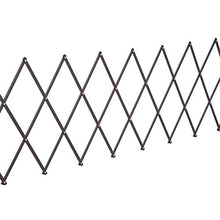 Outsunny - Barriera estensibile retrattile, barriera di sicurezza, 250 x 31 x 104 cm, in alluminio, colore: Cioccolato