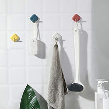 Ganci adesivi da parete per appendere il portasciugamani senza trapano. Ganci da parete per appendere facilmente il portasciugamani bagno.
