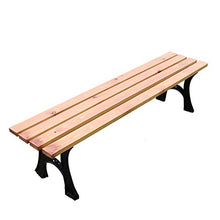 GaoF Panchine in ghisa per Cortile Esterno, Panca da Giardino per Esterni in Legno massello Anti corrosivo, Panchine per Portico per mobili da Esterno, Carico 660 libbre/ospitare 2-4 Persone