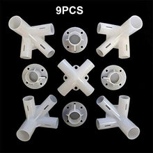 Pezzi di Ricambio per Gazebo 3x3m Piedini per Tende da Sole Connettore Centrale angolare 25 / 19mm, Accessori per Tende per Gite in Campeggio all'aperto