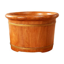 MZZYP Pediluvio barile Solido ammollo Piede in Legno Barrel la casa in Legno pediluvio Legno barile di Legno Solido Schiuma Bacino Salute pediluvio Barrel Foot Tub