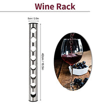 Portabottiglie da Parete, Portabottiglie per vino rosso verticale a parete in acciaio inossidabile per vino per forniture da bar per uso domestico(scheggia)