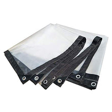 GJSN Teloni, Multiuso Incatramata Resistente Allo Strappo Trasparente con Occhielli in Metallo, Impermeabile Protezione Solare Di Plastica Isolante Panno per Piante Grasse/Window/Giardino Delle P