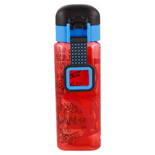 Spiderman | Bottiglia Riutilizzabile per bambini con sistema anti-gocciolamento e maniglia per trasportarla – Facile apertura con bottone – Senza BPA– Capacitá 550 ml