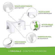 HOCA Originale sgabello bagno fisiologico/panchetto bagno medico per WC contro emorroidi, stitichezza, colon irritabile/sgabello poggiapiedi bagno per un sollievo più sano/sgabello bambini bagno