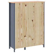 GOTOTOP Armadio a tre ante con 2 cassetti e 5 ripiani per vestiti, camera da letto, casa, dimensioni: 127 x 50 x 170 cm, colore: grigio e marrone miele