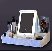 Specchio Il Trucco, Specchio Trucco a LED Portatile Specchio Il Trucco a Specchio Luce Pieghevole conveniente Specchio Trucco a LED Portatile Specchio specchiera Semplice Trucco, rasatura e Cura de