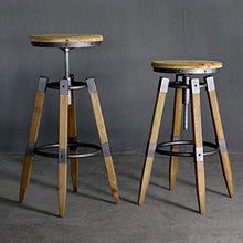 LXYPLM Sgabello Sedie Bar Barstools Sedute for sedie da Bar Rotonde in Legno Regolabili Vintage, bancone da Bar for la casa, Colazione Creativa, sgabelli da Pranzo creativi Arredo Bar Cucina