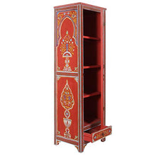 Casa Moro | Armadio marocchino Bedia 60x50x200 cm (L/A) dipinto a mano in legno massello | artigianale di Marrakech | Armadio orientale in legno a partire da 1001 notti | MO4208