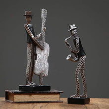 SWNN decorazioni per la casa soggiorno vino armadio ufficio modello decorazione della stanza ornamenti regali creativi artigianato arredamento nordic musicisti (dimensioni: C)
