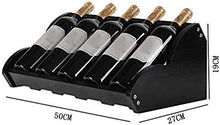 HZWLF Portabottiglie per Vino Rosso in Legno massello Decorazione Portabottiglie Moderno e Semplice Portabottiglie per Vino in Legno Stoccaggio Natale
