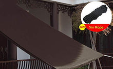 Telo Ombreggiante Rete Ombreggiante e Protezione Solare 1 M / 2 M / 3 M / 4 M / 5 M / 6 M, con Occhielli Staccabili e Corda, a Prova di Polvere e Resistente agli Strappi, Marrone