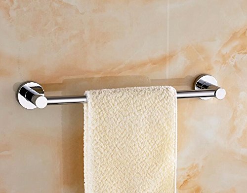MBYW Portasciugamani Moderno e Minimalista Alto carico Portasciugamani Elegante da Bagno Mensola portaoggetti Asciugamano, Rame, Stile Semplice, a Parete, per Bagno, Porta Asciugamani Singolo 40 cm