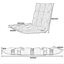 MeiMei Divano Letto Semplice Divano Moderno Semplice Balcone Pieghevole Divano Semplice Camera da Letto Semplice (Dimensione : 105X52X10CM)