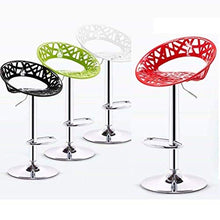 LWW Sgabelli, girevole a gas Ascensore regolabile con cromo lucido Base, Widen Abs Sedile pranzo sedie per la colazione Bar resina Altezza Rotary Soggiorno domestica contemporanea,Nero,33-48cm