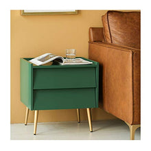 XXT comodino camera da letto armadio comodino, comodino camera da letto, armadio soggiorno, divano laterale (colore: verde)