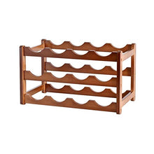 BENOHAOH Portabicchiere da Tavolo in Legno massello Portabicchieri, Lightweight Luxury Semplice Tempo Libero Multi-Spack per Il Piacere di Svago (Color : Three Layers of Twelve)