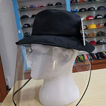 HEALLILY Maschera Antinfortunistica Cappello Trasparente Visiera Cappello da Sole Anti Saliva Protezione Antispruzzo Protezione Integrale Protezione per Esterno Nero
