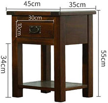 N/Z Attrezzatura Quotidiana Comodino Comodino Comodino in Legno massello Comodino Comodino (55x35x45cm) Comodino