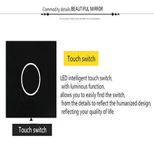 HL LED luce specchio bagno specchio touch sensore impermeabile e anti-appannamento φ70cm, adatto per hotel bar bagno-bianco-50CM