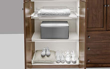 Dafne Italian Design Armadio a 4 Ante battenti. Effetto Noce (cm. 193 x 55 x 251h)