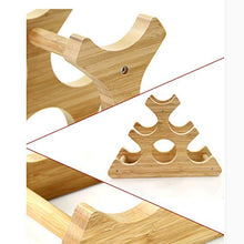 LHQ-HQ Wine Rack Solid Bottiglia di Vino in Legno Mensola Domestica Vino Shelf bambù banco di Mostra