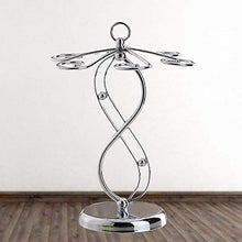 AleXanDer1 Porta calici Acciaio Inossidabile Wine Glass Gancio, Elegante Cremagliera di Vetro di Asciugatura/Bicchieri di Vino Cremagliera/Calici Holder Storage con 6 Ganci (Color : Sliver)