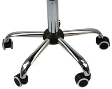 Lowander Sella con schienale – Sgabello da parrucchiere / sedia da ufficio – Sgabello ergonomico – nero