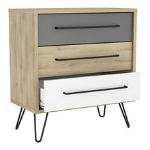 Demeyere - Cassettiera a 3 cassetti, stile scandinavo retrò, per la camera o il salotto, collezione FILEA