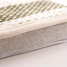 XHNXHN Cuscini per sedie Quadrati Traspiranti, Cuscini per sedili in Pizzo Sgabello da Esterno per Interni Cuscini per sedie da Pranzo Antiscivolo Imbottiti universali Greena 30x30cm (12x12In)