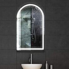 Bathroom Specchio, LED Parete Specchi Make Up Specchi con Anti-Fog Funzione, Oscurabile Tocco Switch, 3 Colori Toni, Bagno Camera da Letto Ingresso Decorativo