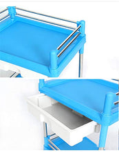 Carrello medico Del Carrello，Scorri con I Veicoli Dell'Attrezzatura Dell'Assemblea dei Cassetti Mano Dell'Assemblea di Doppio Strato Dell'Ufficio di Bellezza
